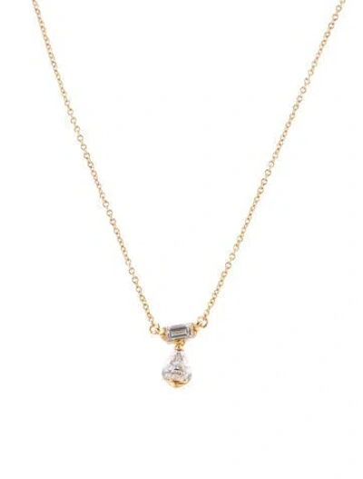 Pre-owned Leya Lab-grown Diamond Pendant Necklace, 18" In Multi