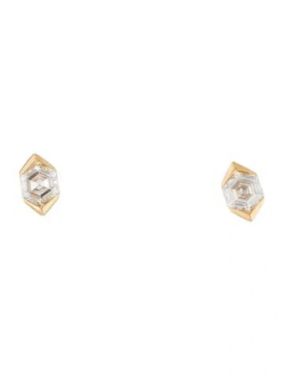 Pre-owned Leya Lab-grown Diamond Stud Earrings In Multi