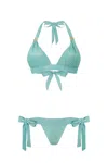 Leyla Maya Women's Annie & Natasha Bikini Set - Mint Green In Green