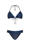 Leyla Maya Women's Blue Sevi Bikini Set - Navy In Blue