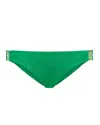 Leyla Maya Women's Green Kate Bikini Bottoms - Emerald Sea In Green