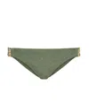 Leyla Maya Women's Kate Bikini Bottoms - Olive Green In Green