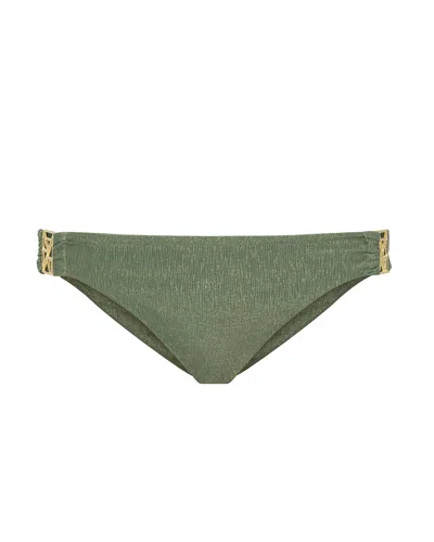 Leyla Maya Women's Kate Bikini Bottoms - Olive Green
