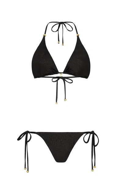 Leyla Maya Women's Millie Bikini Set - Black