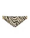 Leyla Maya Women's Neutrals / Black Kate Bikini Bottoms - Savannah Shimmer In Multi