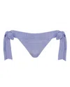 Leyla Maya Women's Purple Natasha Thong Bikini Knickers - Lilac In Purple