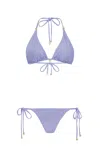 Leyla Maya Women's Purple Millie Bikini Set - Lavender Mist In Purple