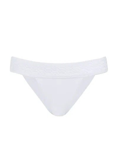 Leyla Maya Women's Sevi Bikini Bottoms - White