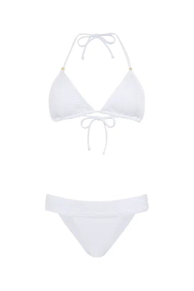 Leyla Maya Women's Sevi Bikini Set - White