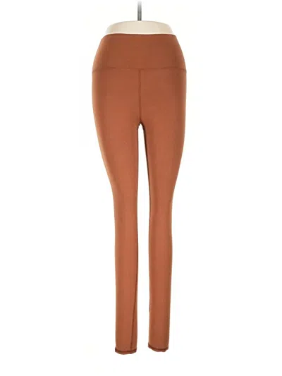 Pre-owned Lezat Active Pants In Brown