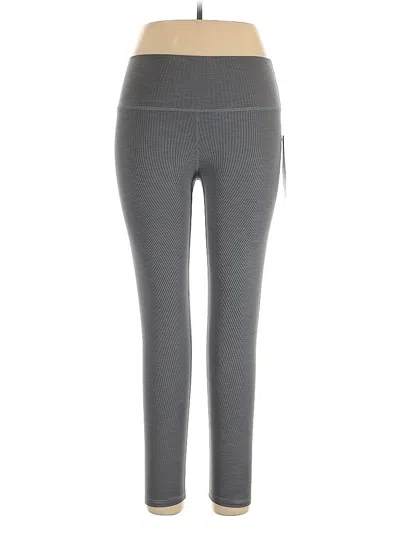 Pre-owned Lezat Active Pants In Gray