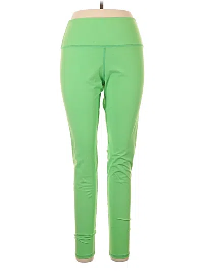 Pre-owned Lezat Active Pants In Green