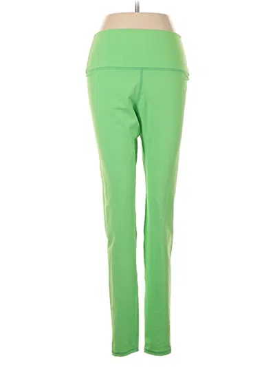 Pre-owned Lezat Active Pants In Green