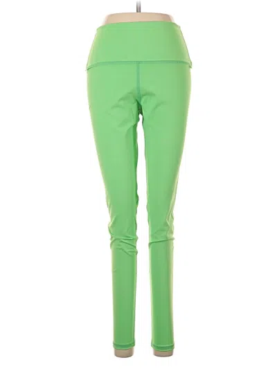Pre-owned Lezat Active Pants In Green