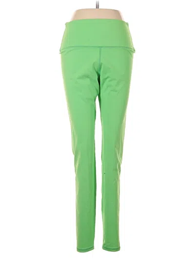 Pre-owned Lezat Active Pants In Green