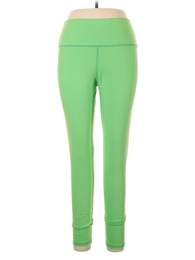Pre-owned Lezat Active Pants In Green