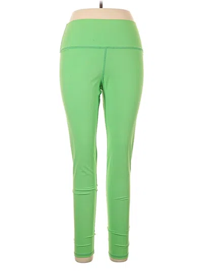 Pre-owned Lezat Active Pants In Green