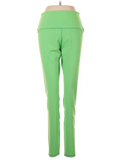Pre-owned Lezat Active Pants In Green