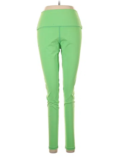 Pre-owned Lezat Active Pants In Green