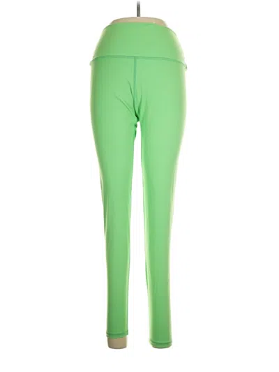 Pre-owned Lezat Active Pants In Green