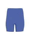 Lezat Ada Organic Cotton Bike Short With Seam In Blue