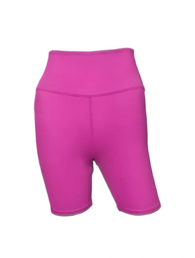 Lezat Ada Organic Cotton Bike Short With Seam In Pink