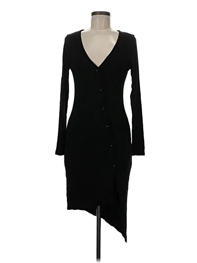 Pre-owned Lezat Casual Dress In Black