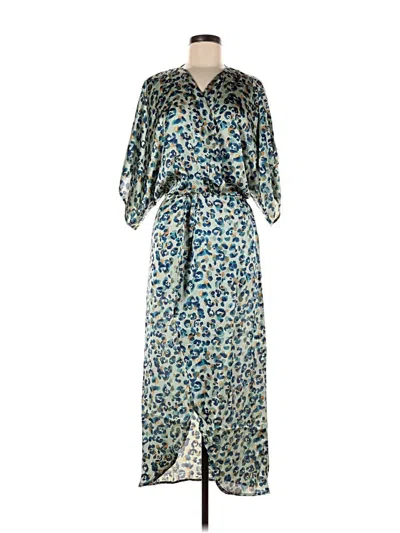 Pre-owned Lezat Casual Dress In Blue