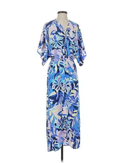 Pre-owned Lezat Casual Dress In Blue