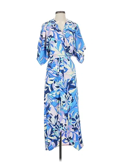 Pre-owned Lezat Casual Dress In Blue