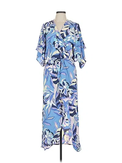 Pre-owned Lezat Casual Dress In Blue