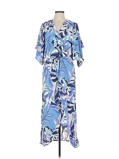 Pre-owned Lezat Casual Dress In Blue