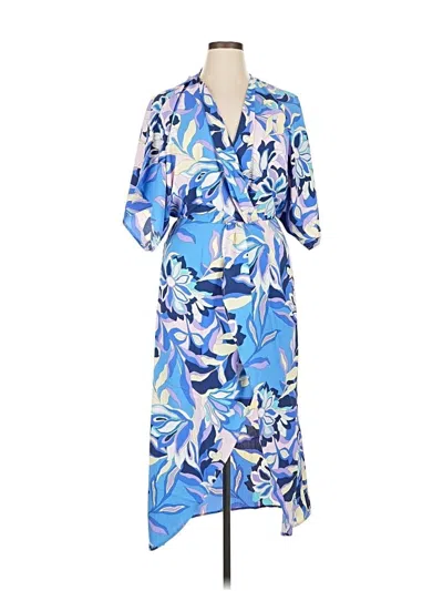 Pre-owned Lezat Casual Dress In Blue