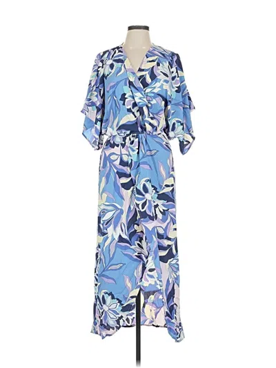 Pre-owned Lezat Casual Dress In Blue