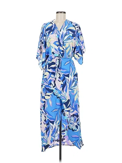 Pre-owned Lezat Casual Dress In Blue