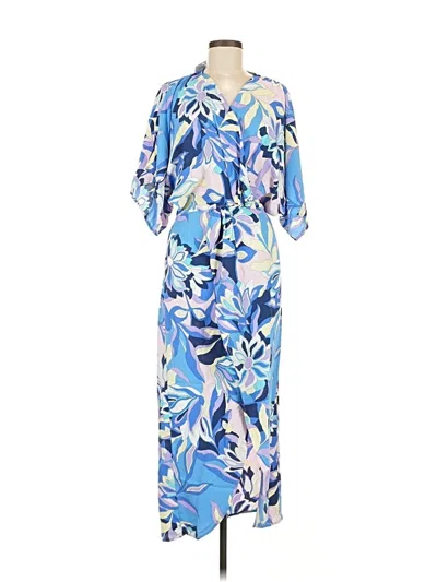 Pre-owned Lezat Casual Dress In Blue