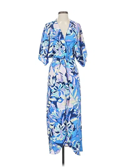 Pre-owned Lezat Casual Dress In Blue