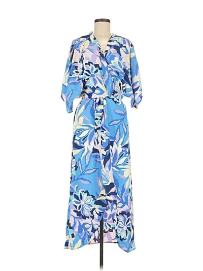 Pre-owned Lezat Casual Dress In Blue