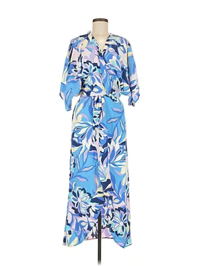 Pre-owned Lezat Casual Dress In Blue