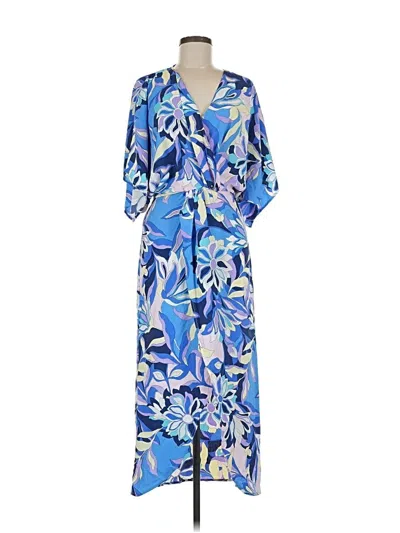 Pre-owned Lezat Casual Dress In Blue