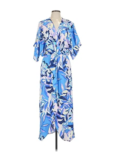 Pre-owned Lezat Casual Dress In Blue