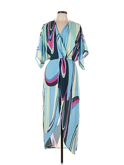 Pre-owned Lezat Casual Dress In Blue