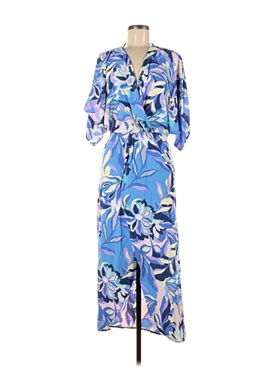 Pre-owned Lezat Casual Dress In Blue