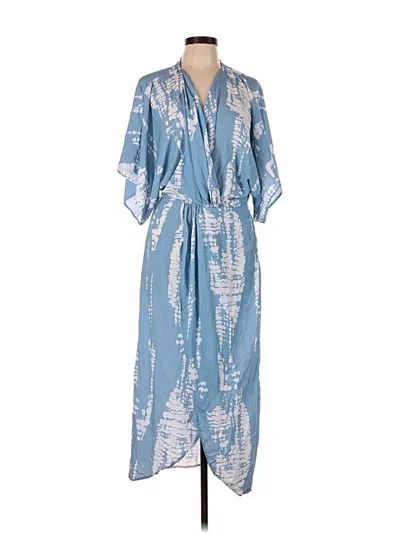 Pre-owned Lezat Casual Dress In Blue