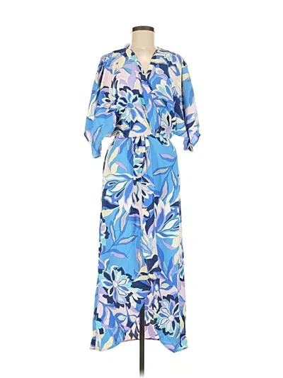 Pre-owned Lezat Casual Dress In Blue