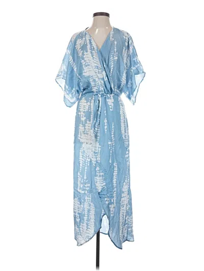 Pre-owned Lezat Casual Dress In Blue