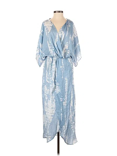 Pre-owned Lezat Casual Dress In Blue