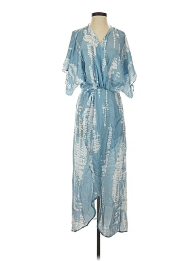Pre-owned Lezat Casual Dress In Blue