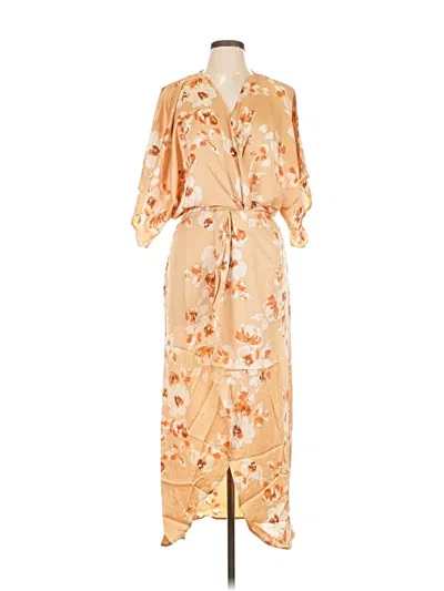 Lezat Casual Dress In Brown