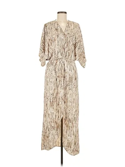 Lezat Casual Dress In Brown